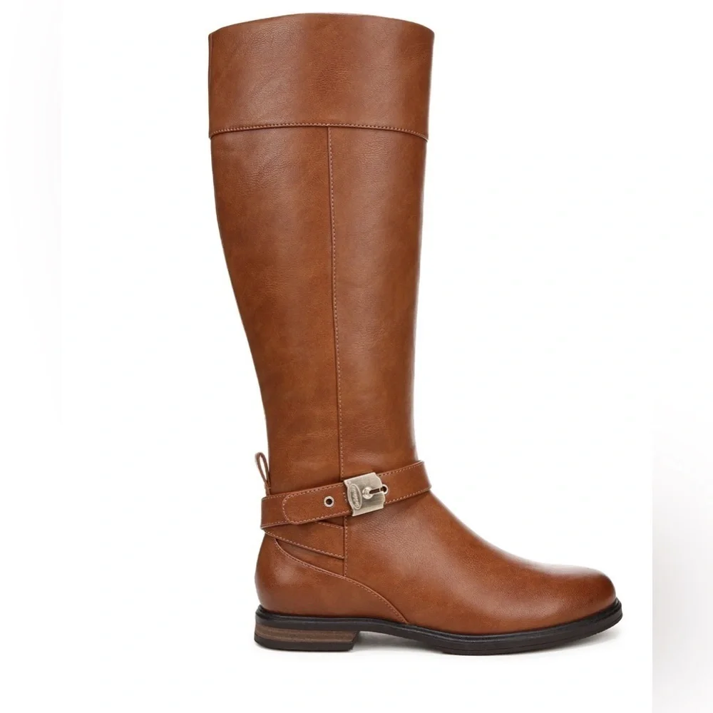 Dr. Scholl's Hello Rider Women's Boots Honey Faux Leather